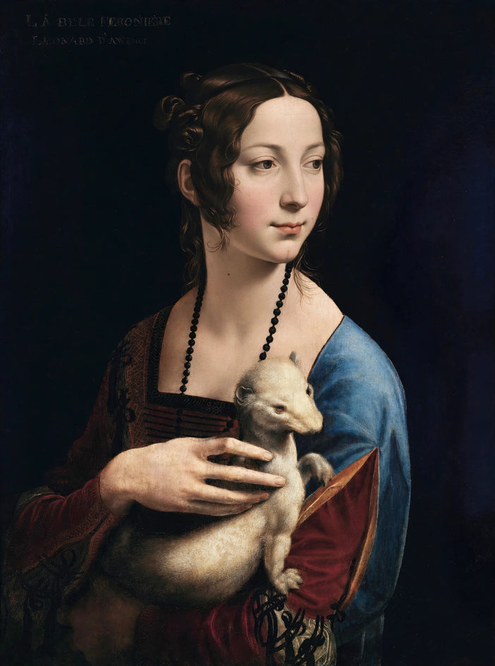 Quadro personalizado de mulher mulher dama do arminho