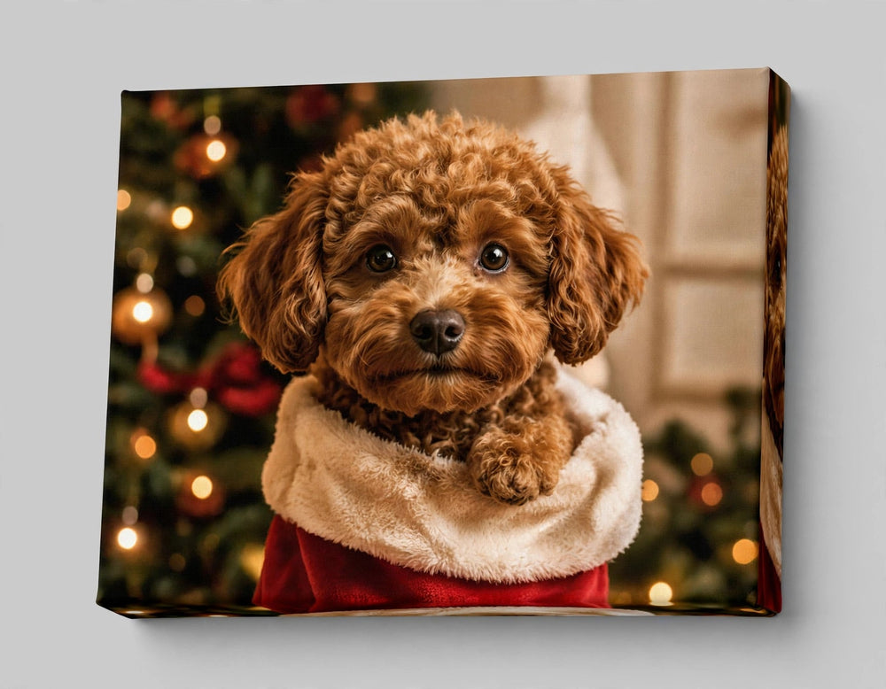 Quadro canvas Quadro de Natal Personalizado — Saco de Presentes - foto principal
