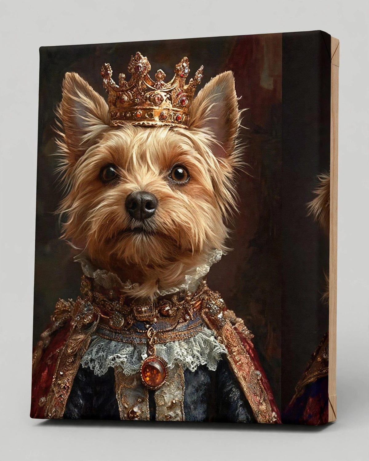Quadro Personalizado de Pet — Yorkie Rei