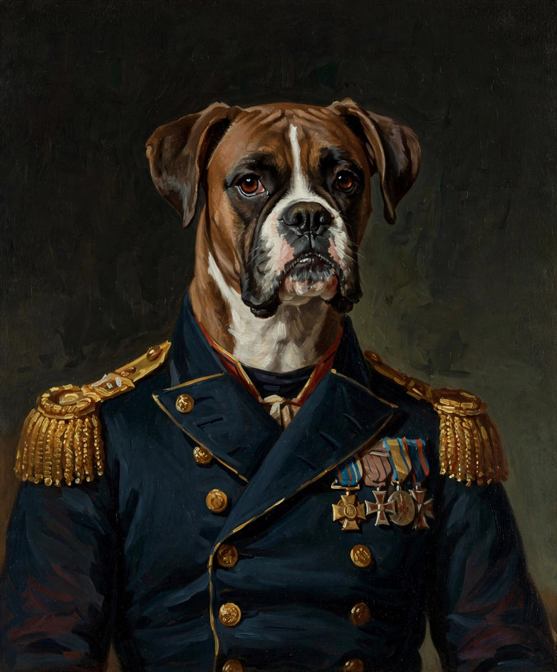 Quadro personalizado de cachorro boxer general