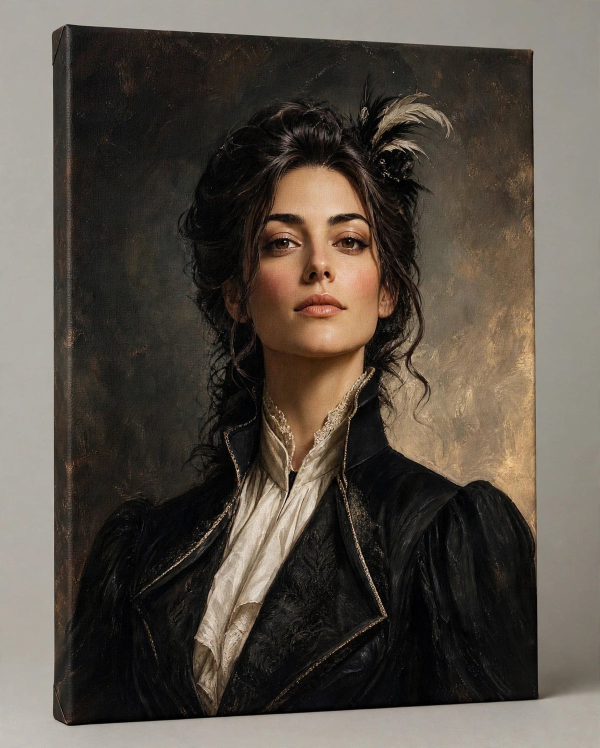 Mulher Dama Aventureira — Quadro Personalizado de Mulher