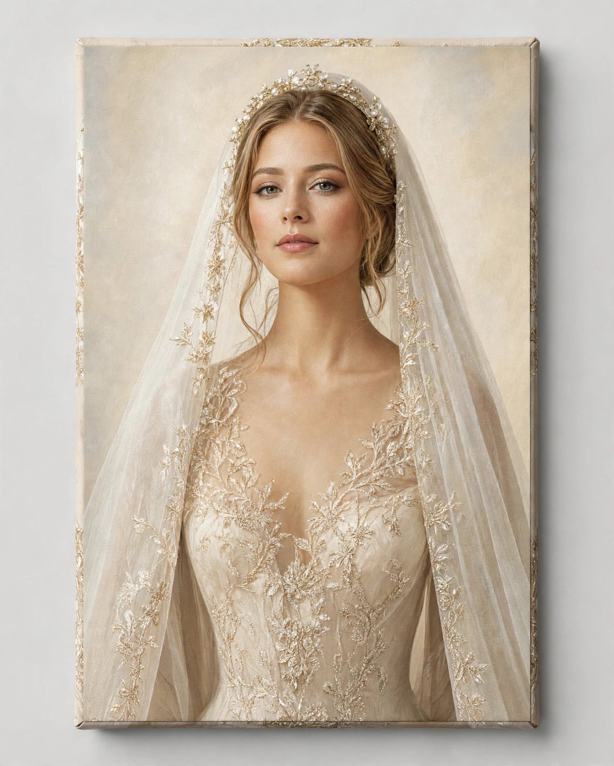 Mulher Noiva Real — Quadro Personalizado de Mulher