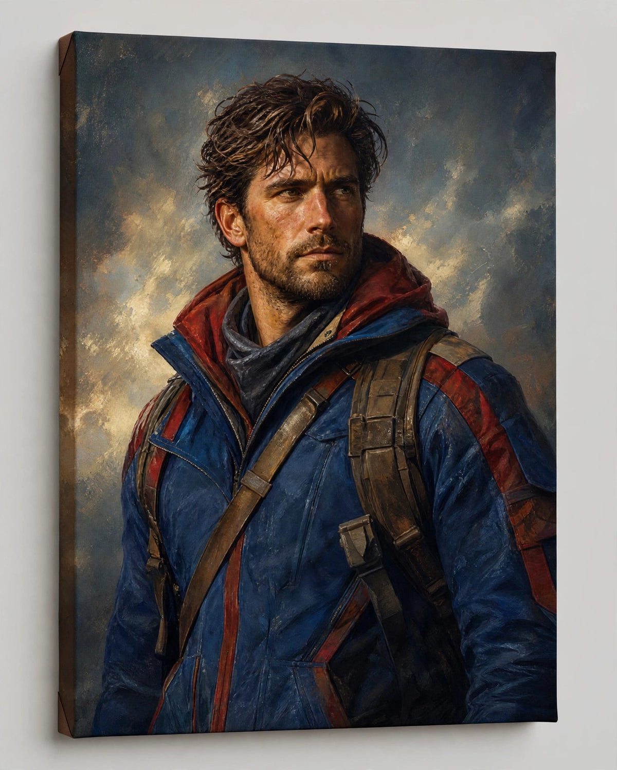 Homem Explorador Urbano — Quadro Personalizado de Homem