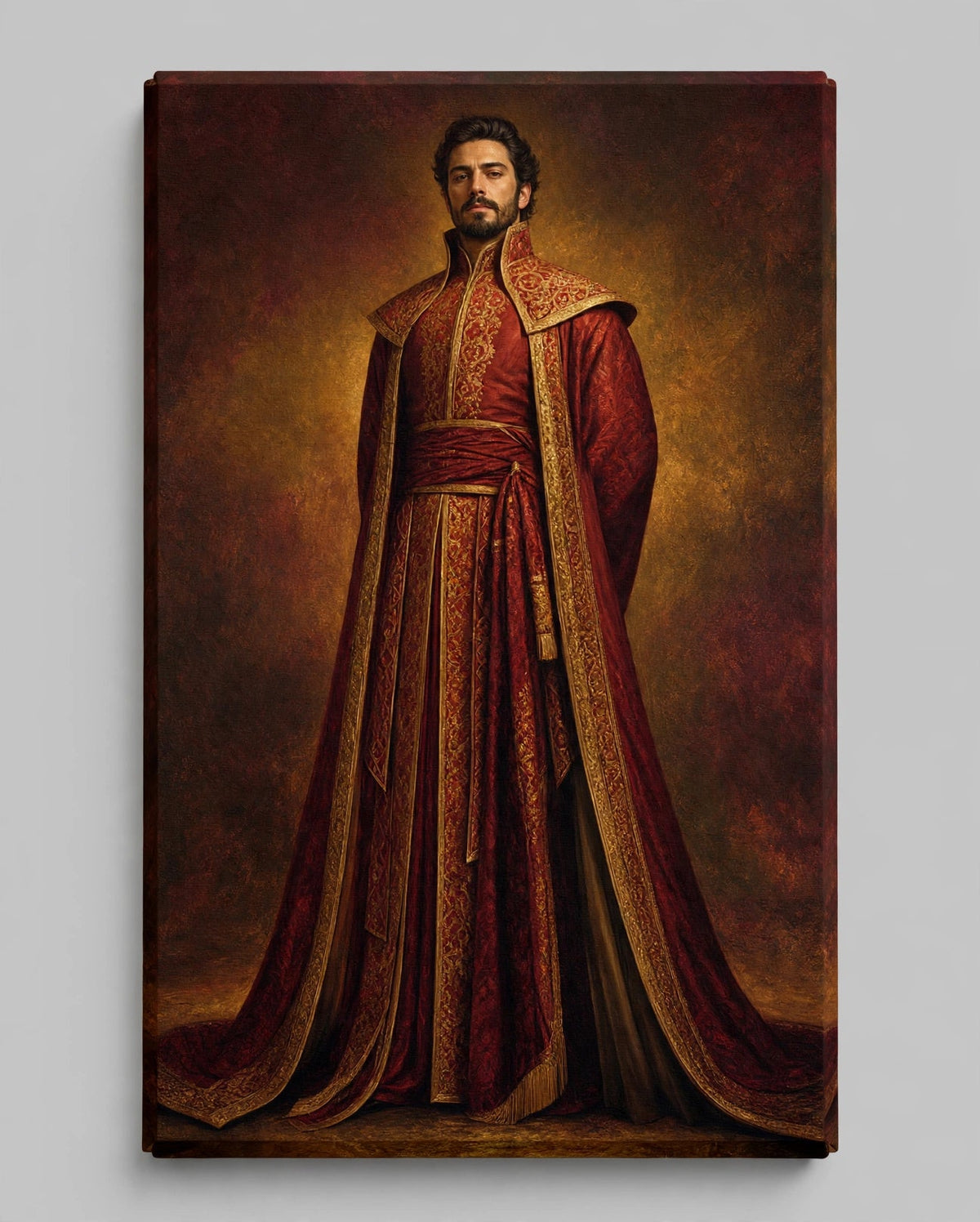Homem Regente Carmesim — Quadro Personalizado de Homem
