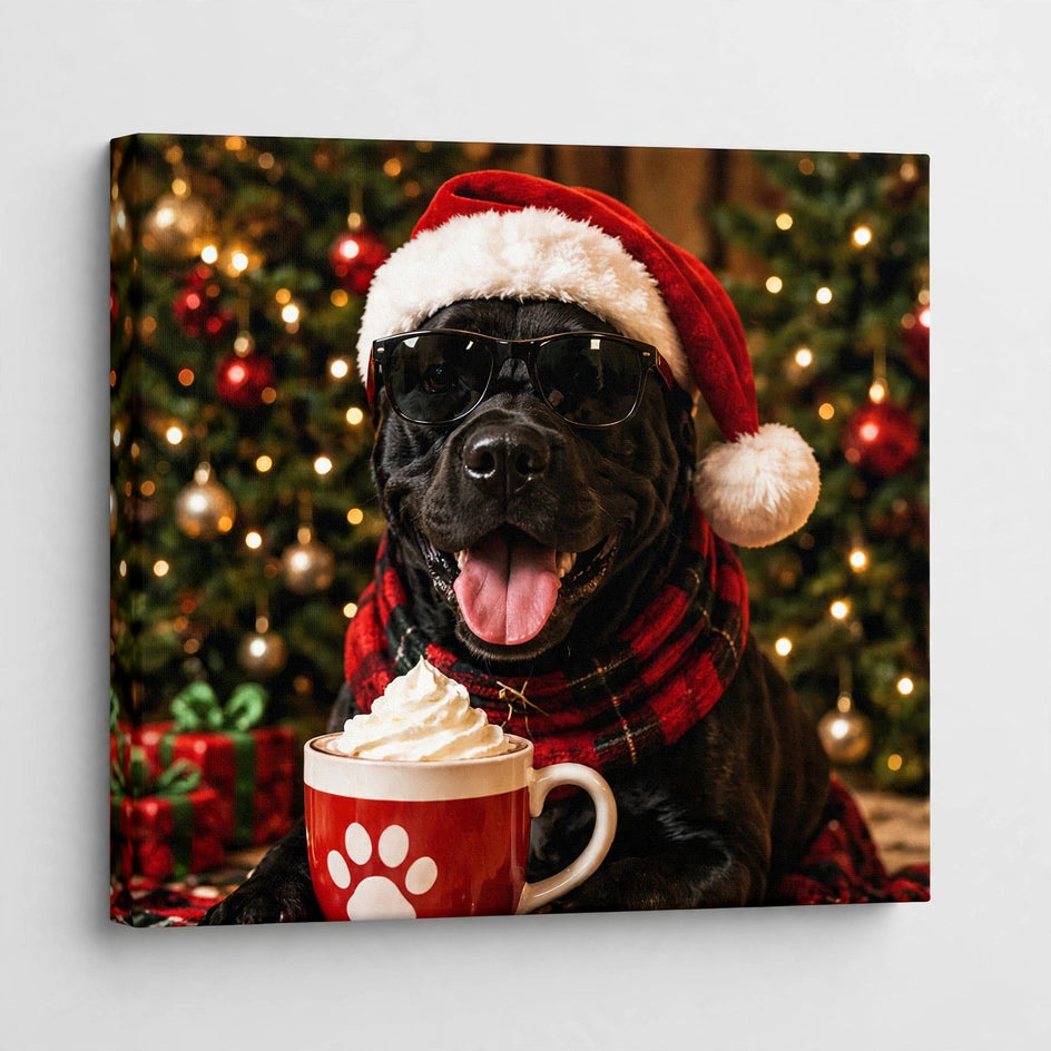 Quadro canvas Quadro de Natal Personalizado — Chocolate Quente - foto principal