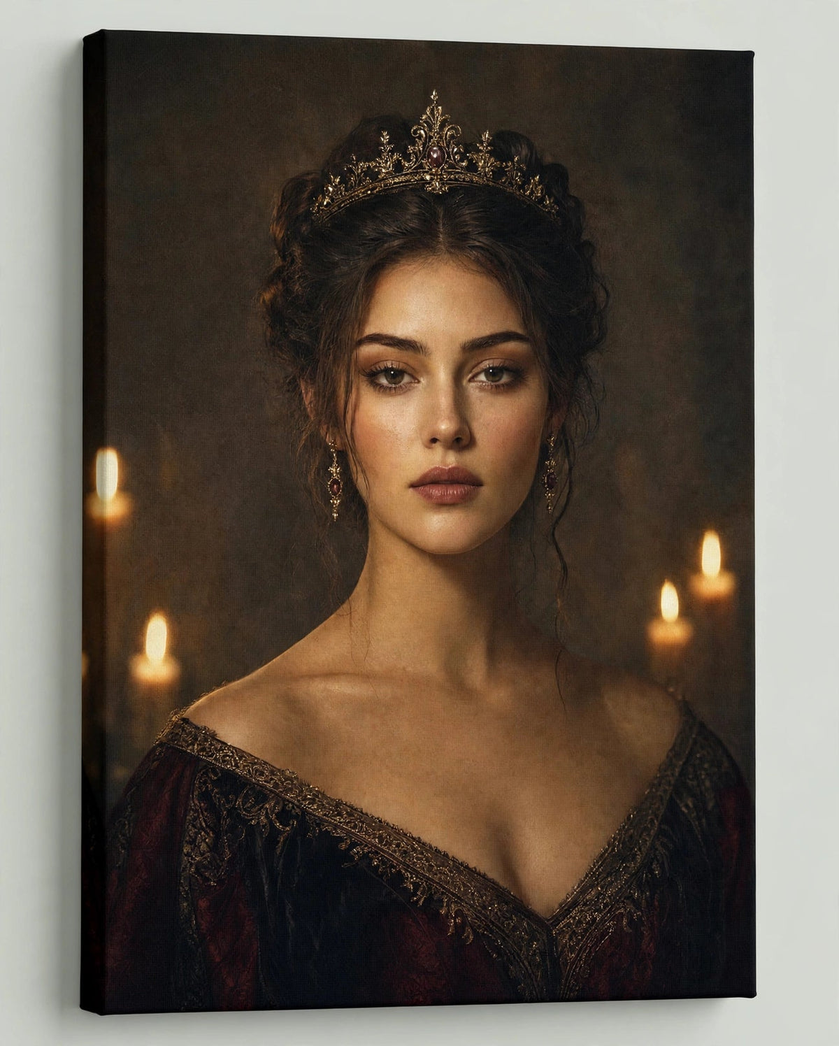 Mulher Rainha Noturna — Quadro Personalizado de Mulher