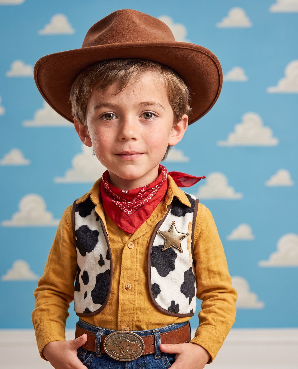Menino Cowboy — Quadro Personalizado de Criança