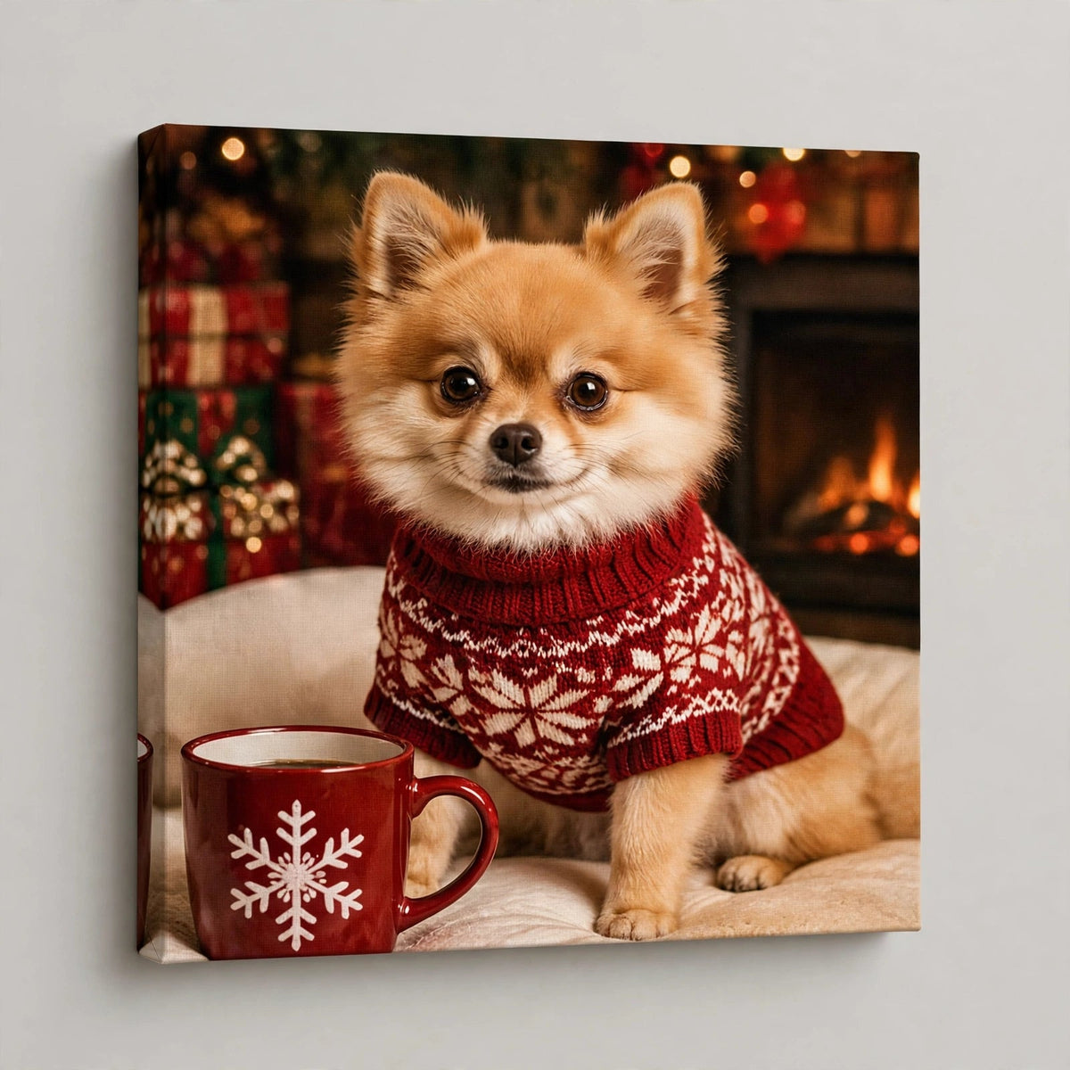 Quadro de Natal Personalizado — Chocolate com Lulu