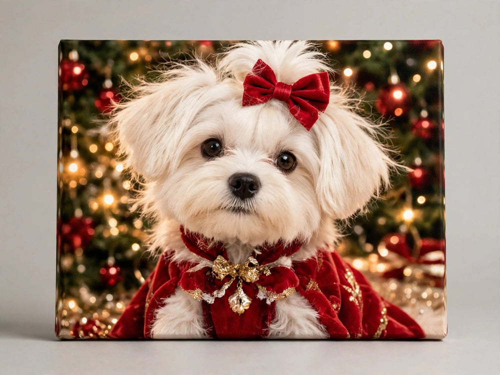 Quadro canvas Quadro de Natal Personalizado — Vestido de Festa - foto principal