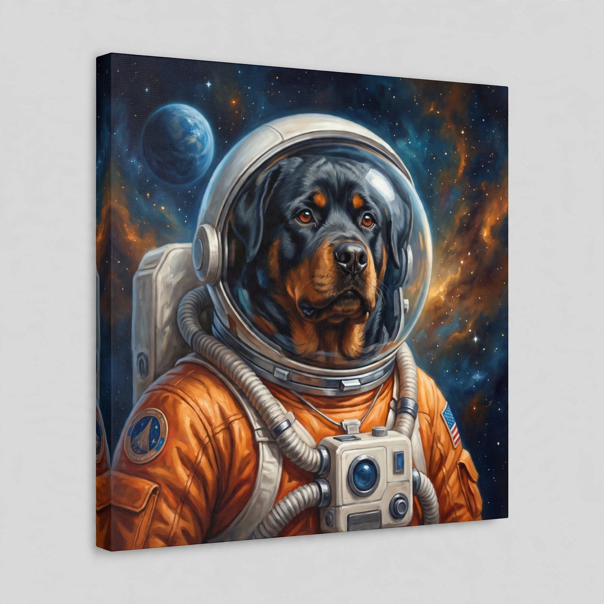 Explorador das Estrelas — Quadro Personalizado de Cachorro