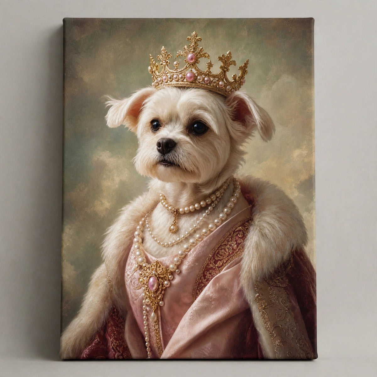 Cachorro da Realeza — Quadro Personalizado