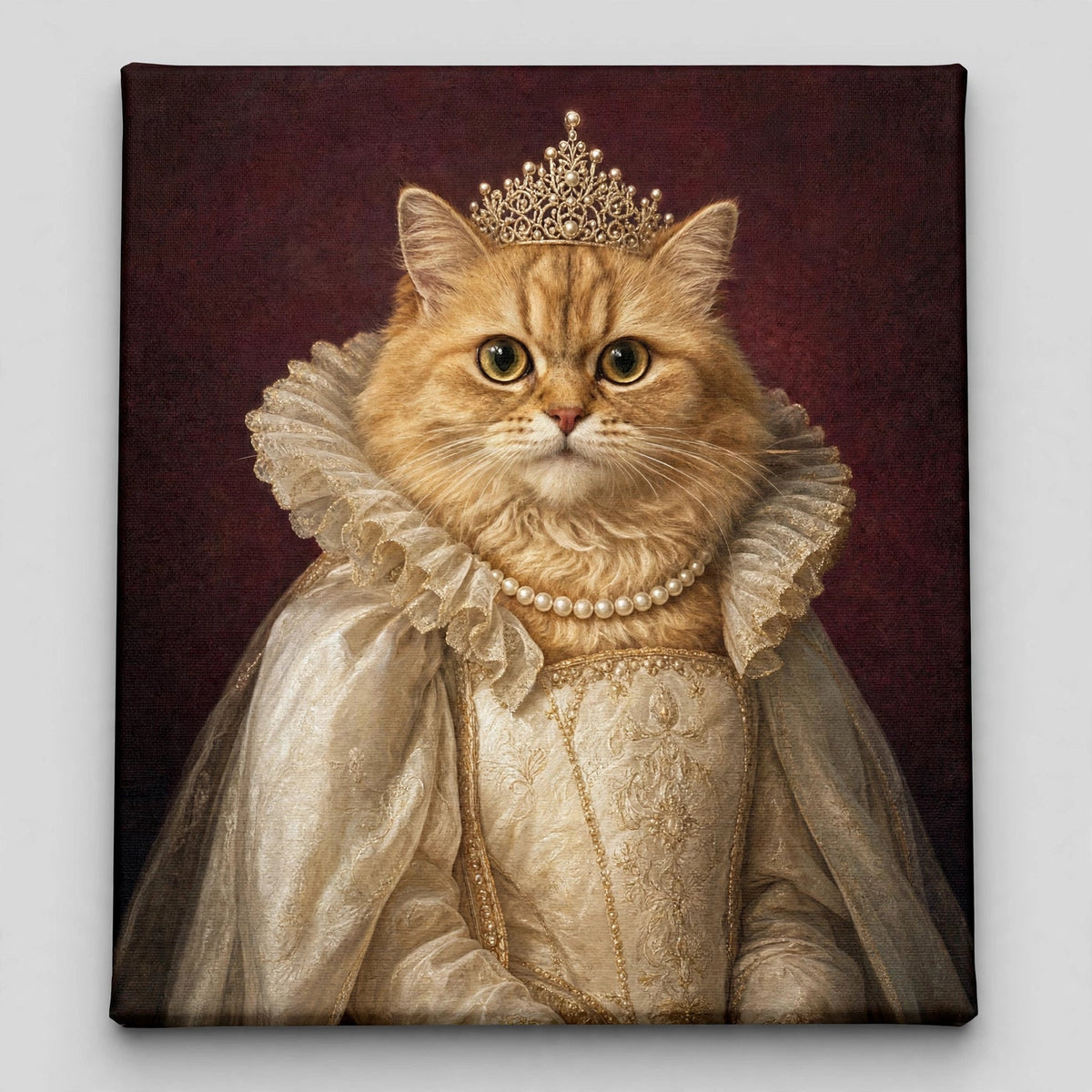 Gato Real Clássico — Quadro Personalizado de Gato