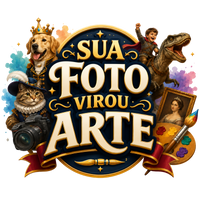 SUA  FOTO VIROU ARTE
