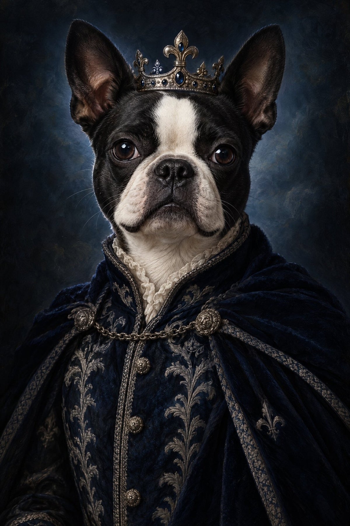Quadro Personalizado de Pet — Boston da Noite