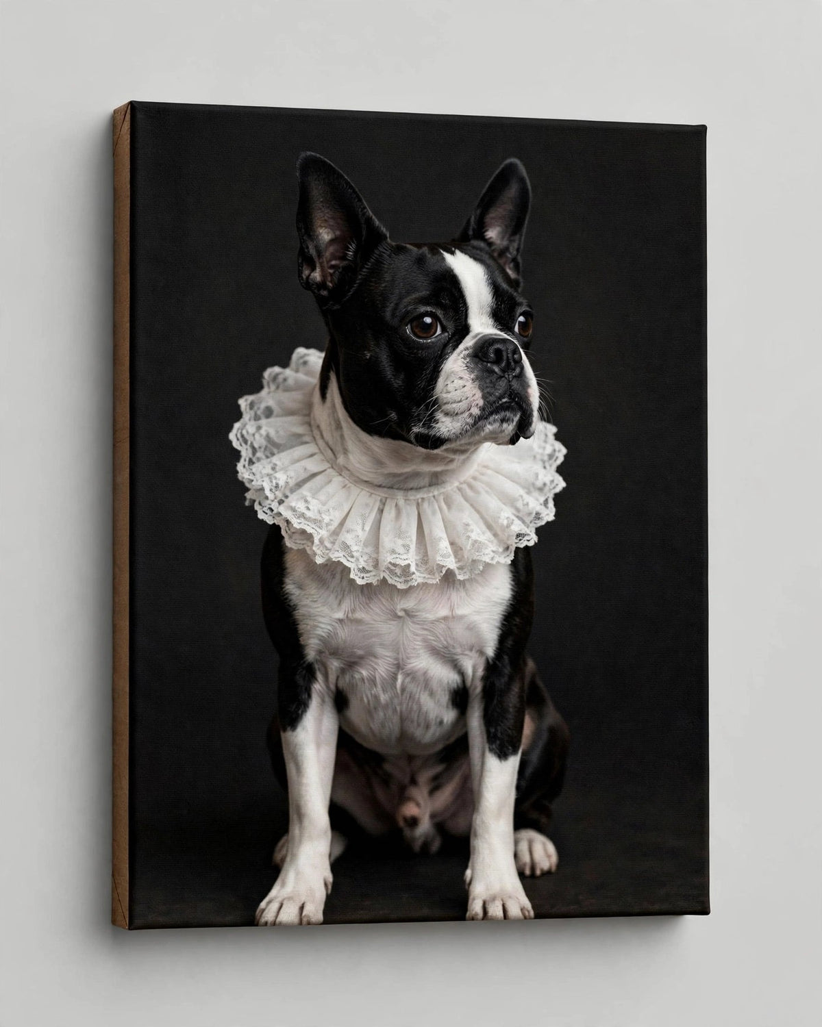 Quadro Personalizado de Pet — Boston Clássico