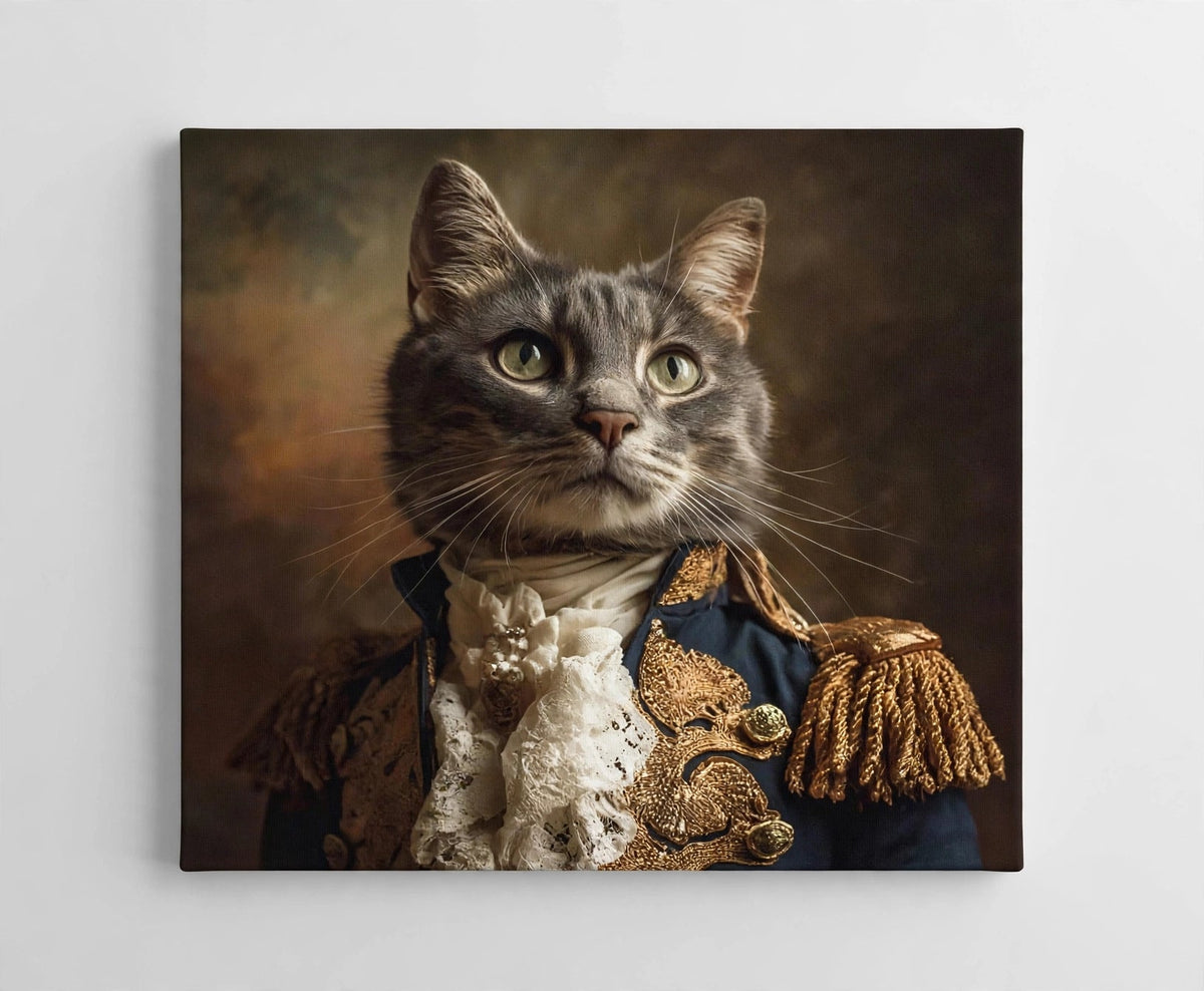 Quadro Personalizado de Pet — Gato Oficial