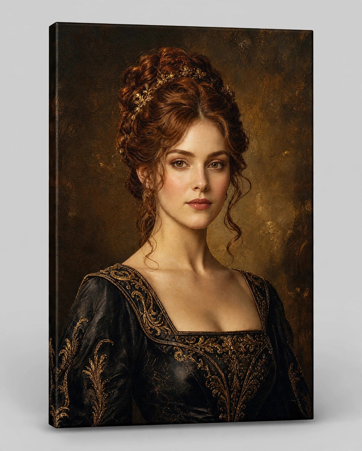 Mulher Dama de Ouro — Quadro Personalizado de Mulher