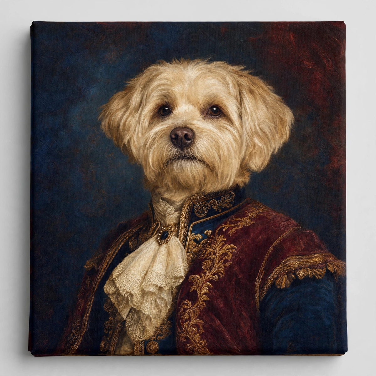 Cachorro Veludo Noturno — Quadro Personalizado de Cachorro