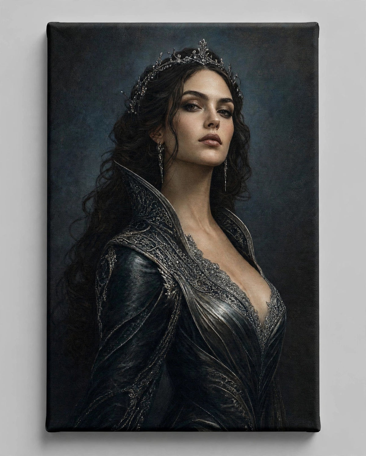 Mulher Dama Sombria — Quadro Personalizado de Mulher