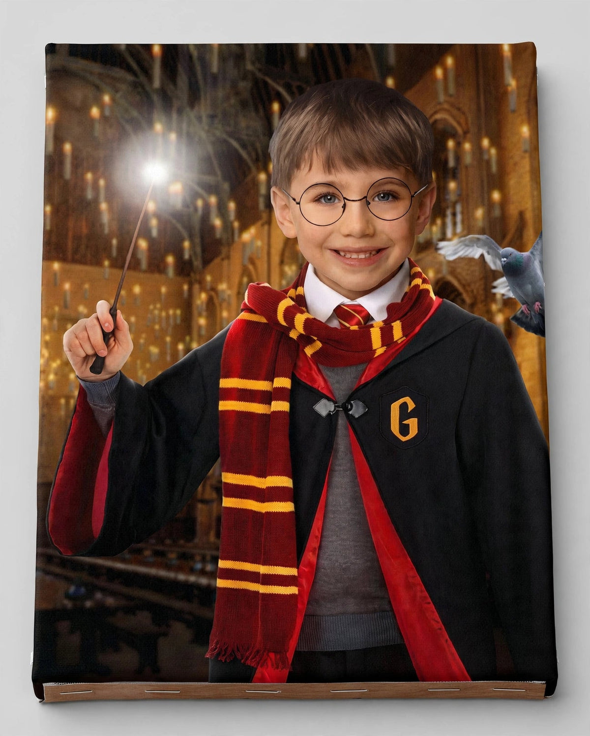 Quadro Infantil Personalizado — Pequeno Aprendiz de Magia