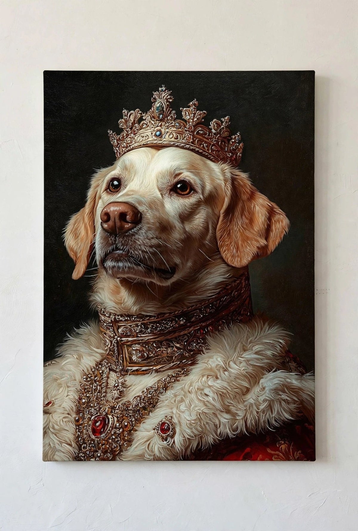 Quadro Personalizado de Pet — Labrador Rei