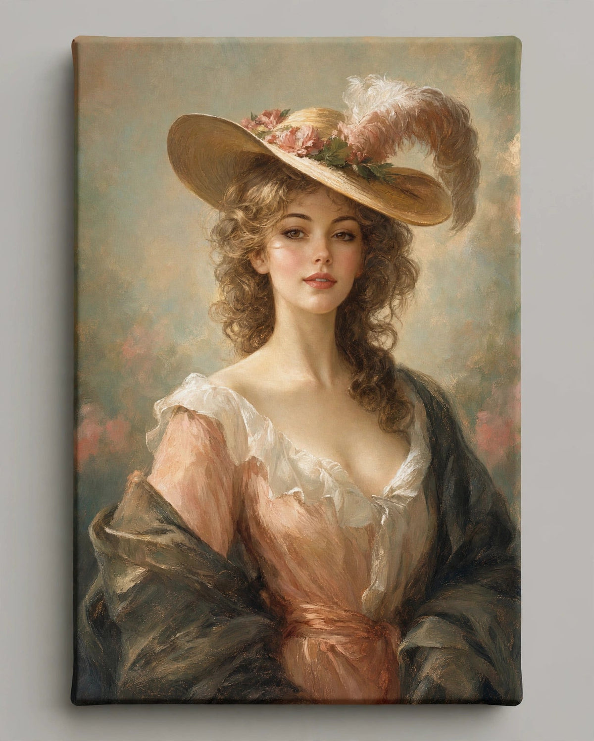 Mulher Dama do Jardim — Quadro Personalizado de Mulher