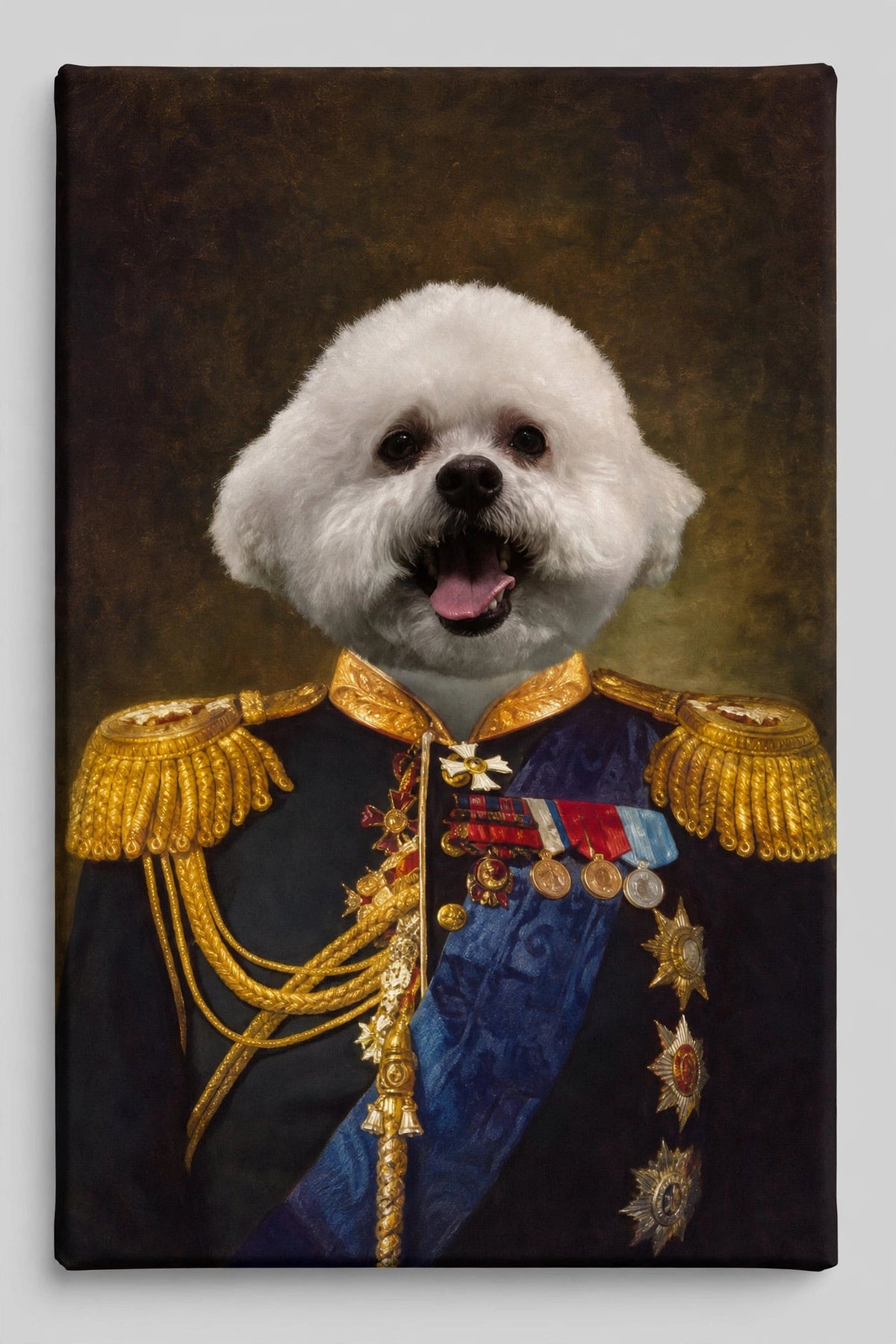 Marechal de Honra — Retrato Real Personalizado para Pet