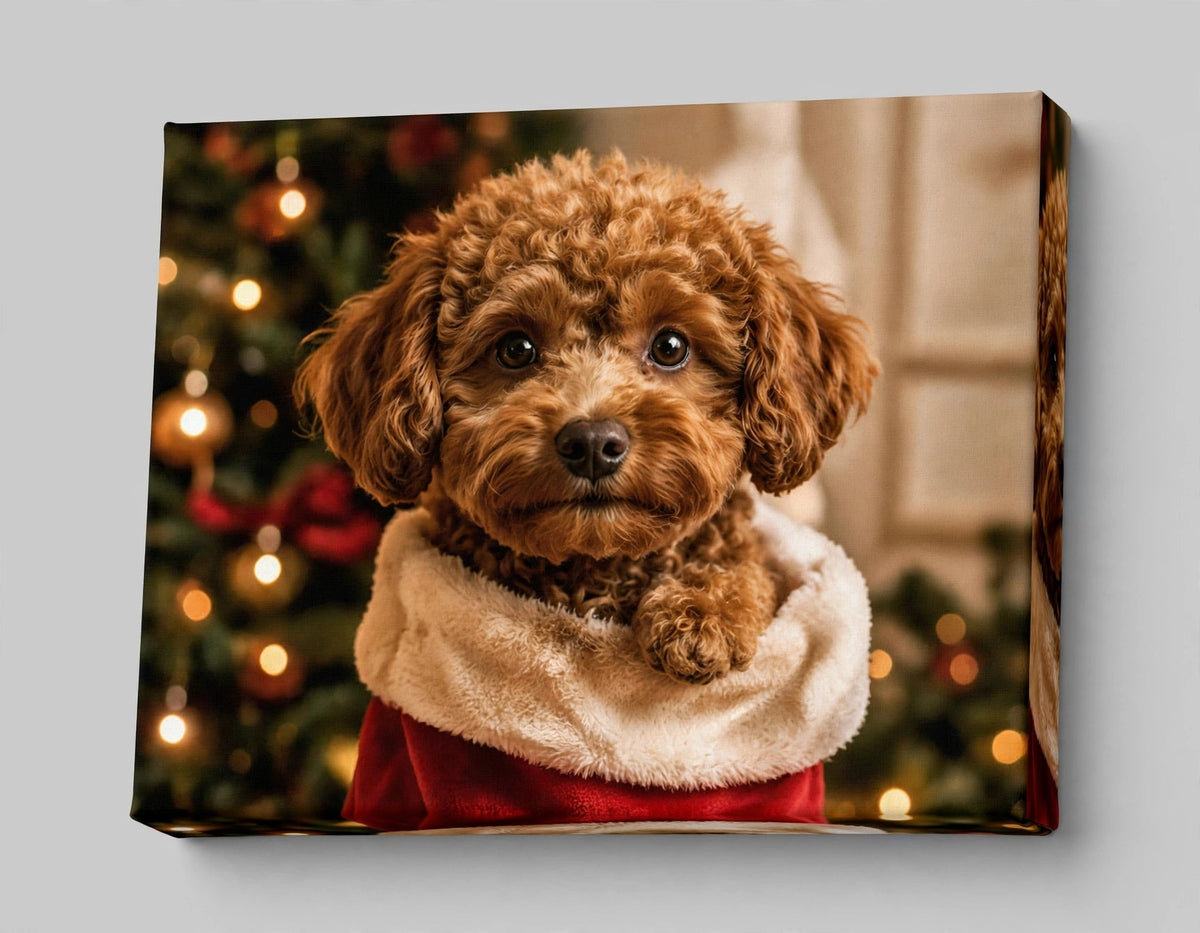 Quadro de Natal Personalizado — Saco de Presentes