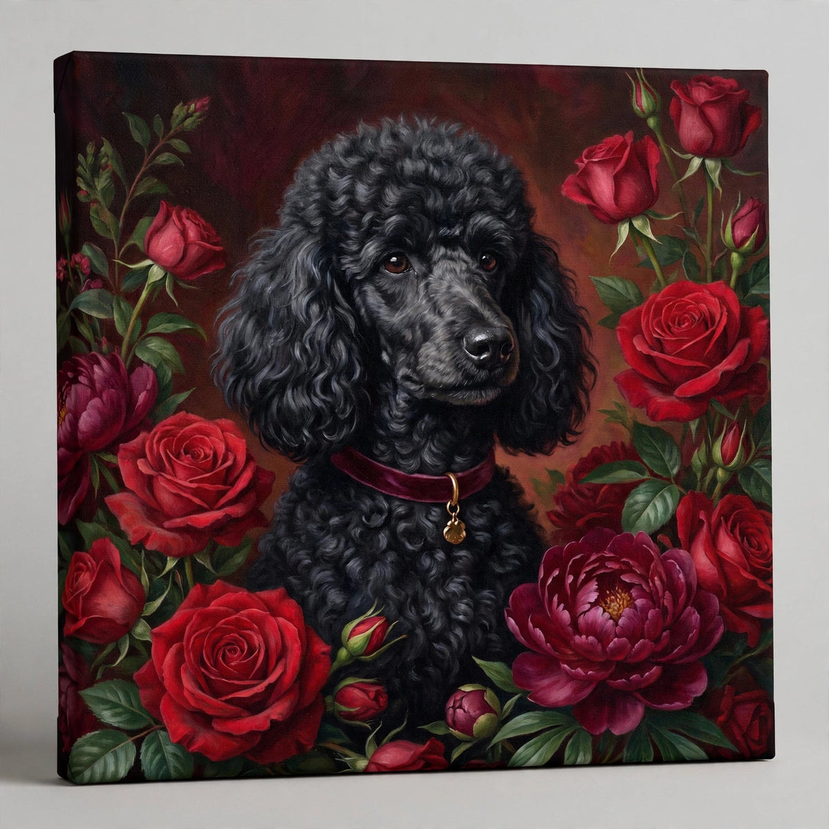 Jardim de Amor — Quadro Personalizado de Cachorro