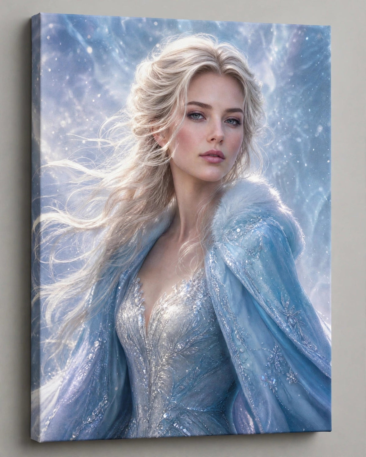 Mulher Dama de Gelo — Quadro Personalizado de Mulher