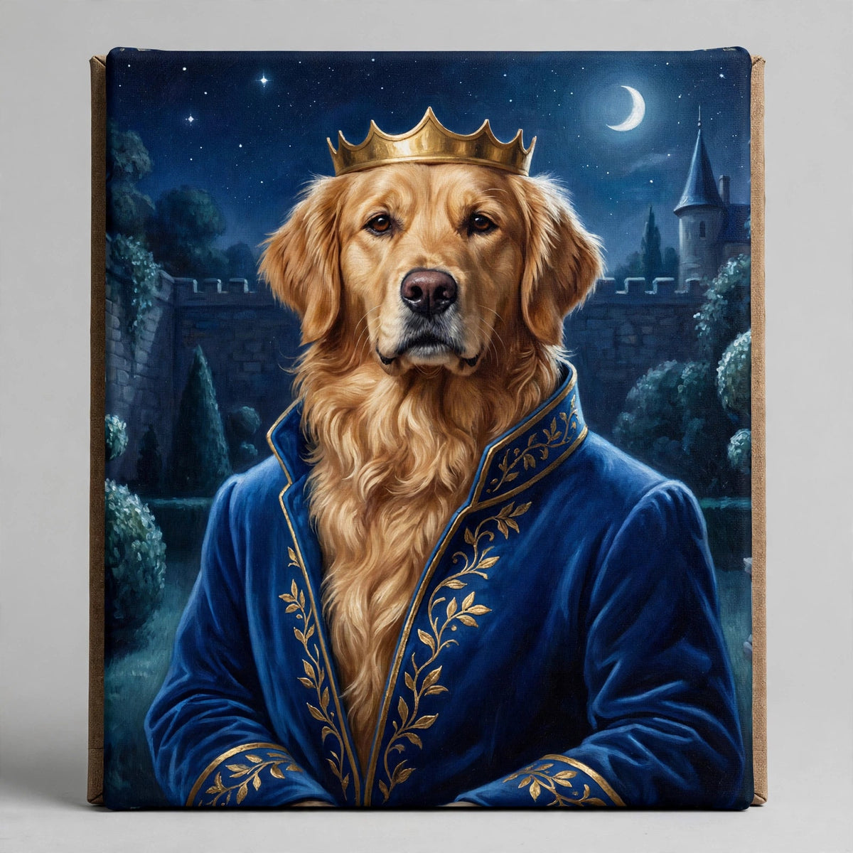 Príncipe da Lua — Quadro Personalizado de Cachorro
