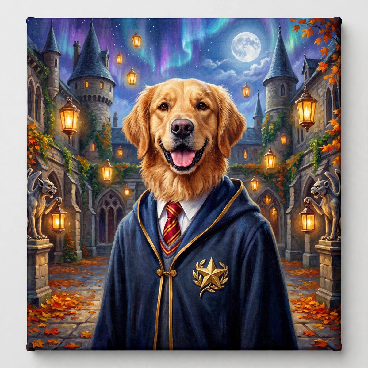 Cachorro da Academia Mágica — Quadro Personalizado de Cachorro