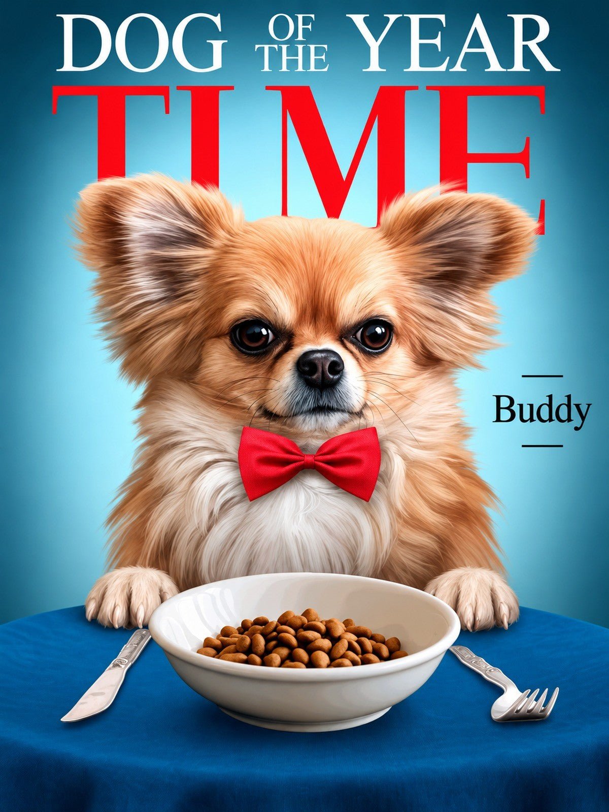 Chihuahua Capa de Revista Cão do Ano