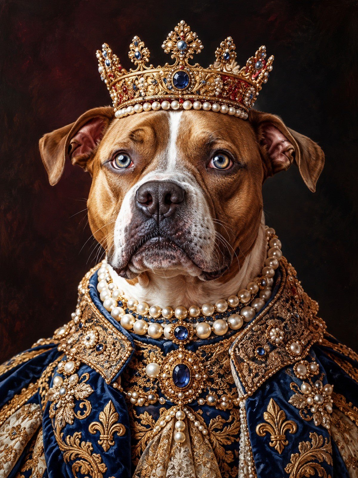 Pit Bull Rainha de Coroa de Safiras