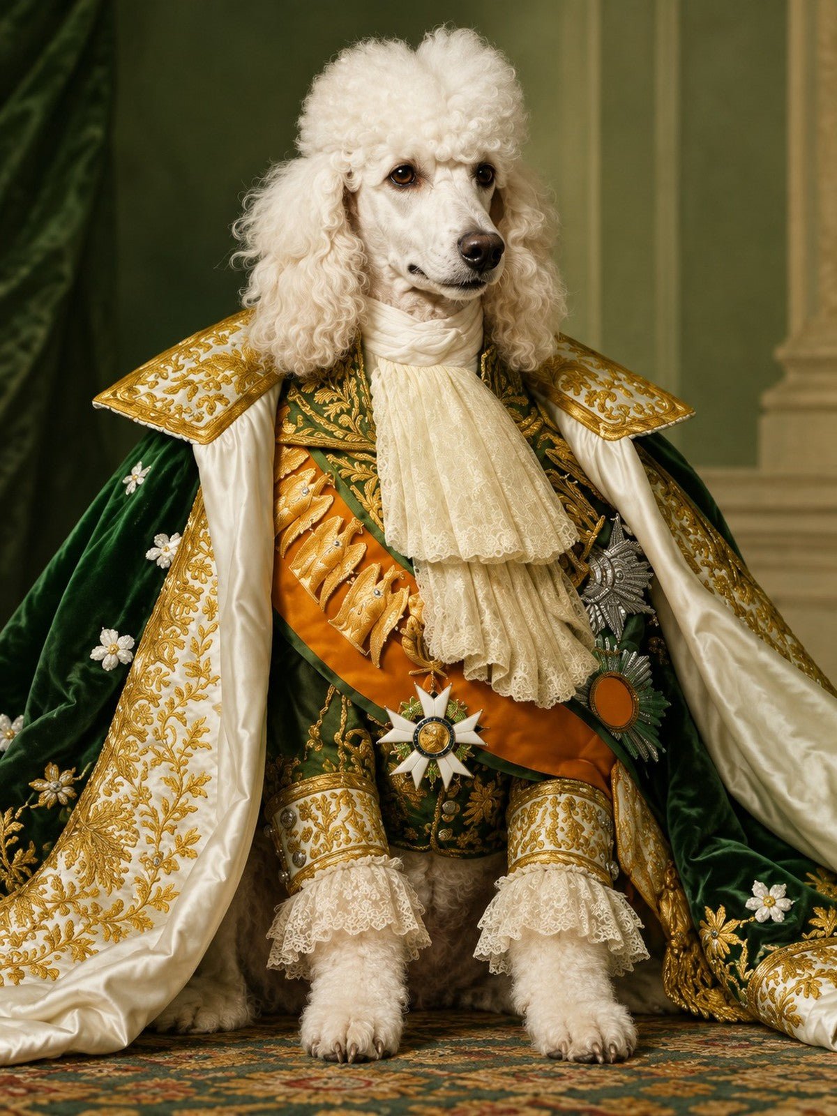 Poodle Branco Nobre