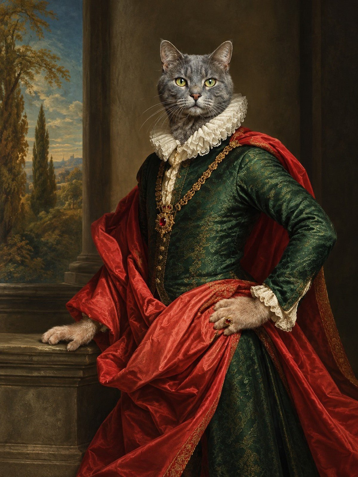 Gata Cinza Nobre