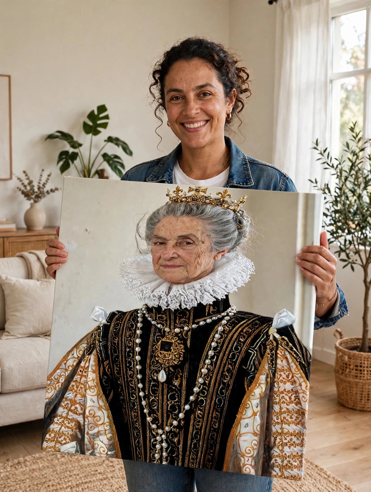Rainha Idosa - Quadro Personalizado