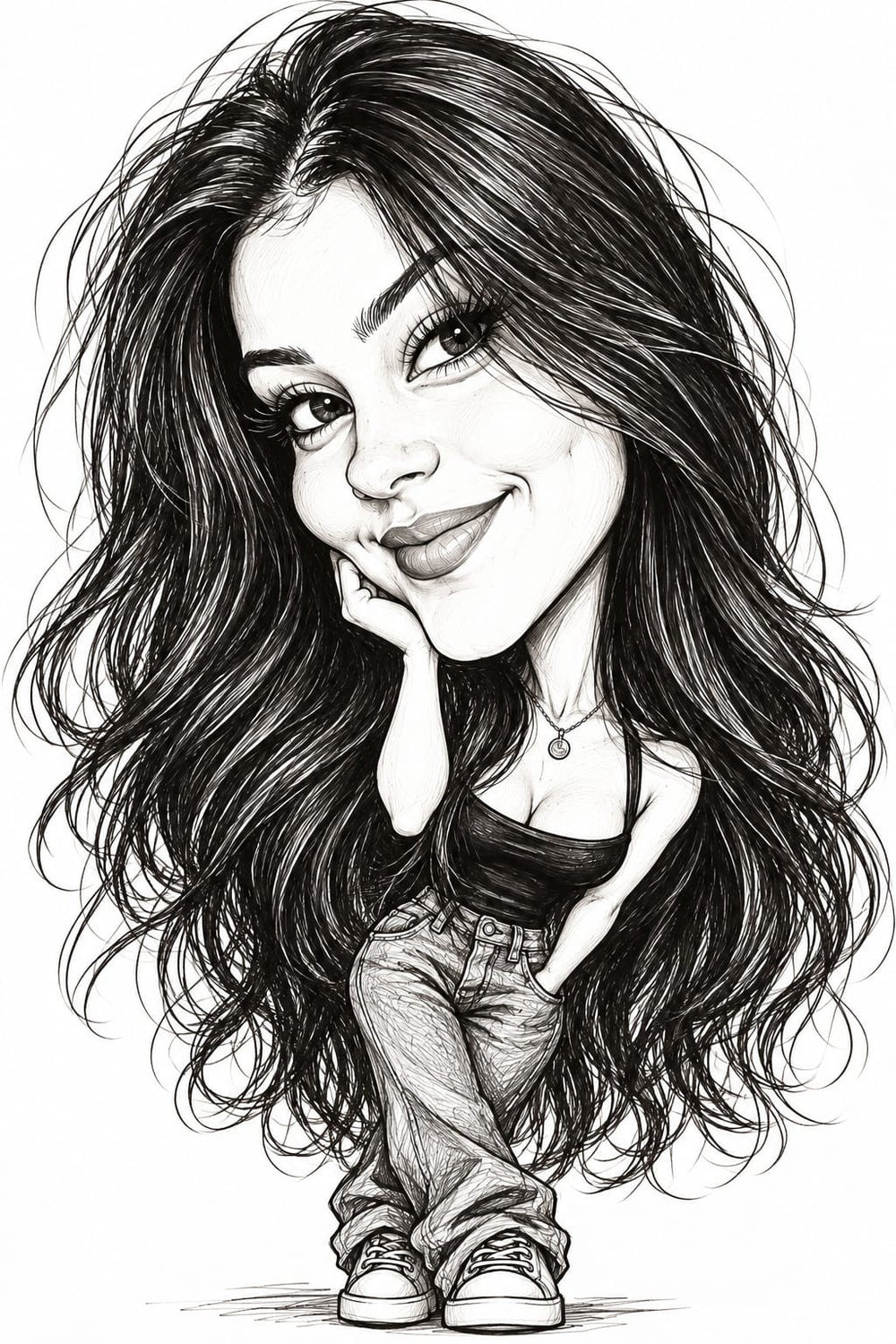 Sua Caricatura em Quadro - imagem 2