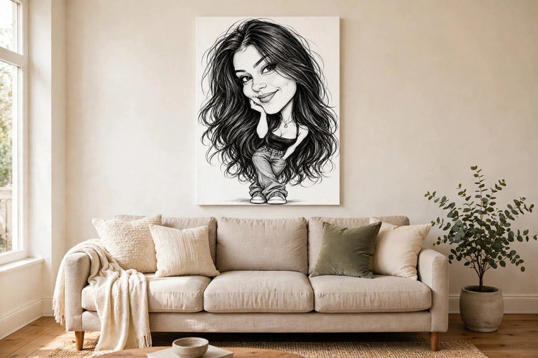 Sua Caricatura em Quadro - imagem 3